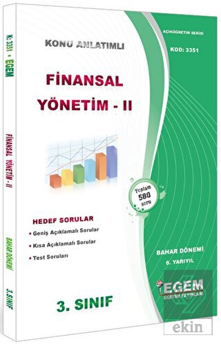 3. Sınıf 6. Yarıyıl Konu Anlatımlı Finansal Yöneti