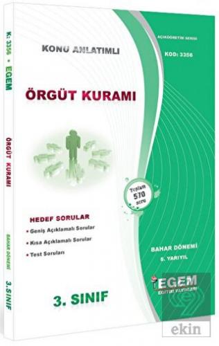 3. Sınıf 6. Yarıyıl Konu Anlatımlı Örgüt Kuramı -