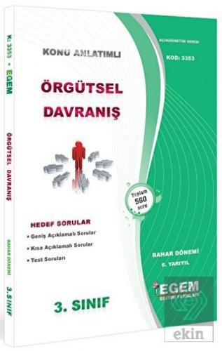 3. Sınıf 6. Yarıyıl Konu Anlatımlı Örgütsel Davran