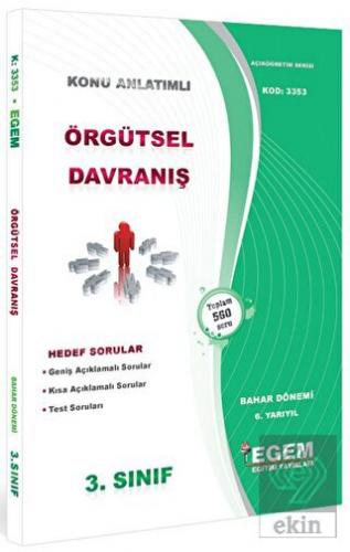 3. Sınıf 6. Yarıyıl Konu Anlatımlı Örgütsel Davran