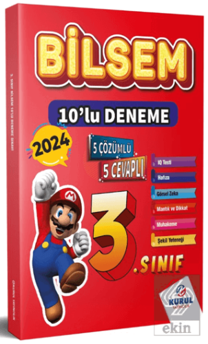 3. Sınıf Bilsem 10'lu Deneme Seti