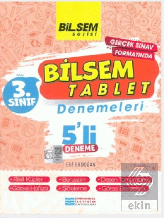 3. Sınıf Bilsem Tablet 5li Deneme