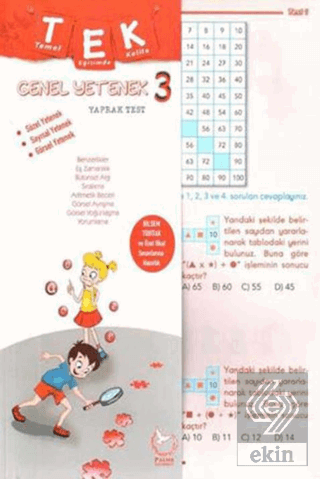 3. Sınıf Genel Yetenek TEK Yaprak Test