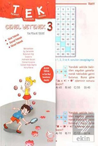 3. Sınıf Genel Yetenek TEK Yaprak Test