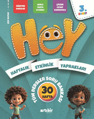 3. Sınıf Hey Haftalık Eğitim Yaprakları Tüm Dersler Soru Bankası