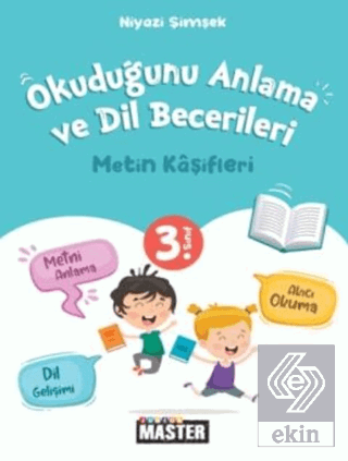 3. Sınıf Junior Master Okuduğunu Anlama ve Dil Becerileri Metin Kaşifl