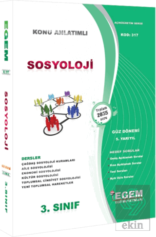 3. Sınıf Sosyoloji Konu Anlatımlı Soru Bankası - G