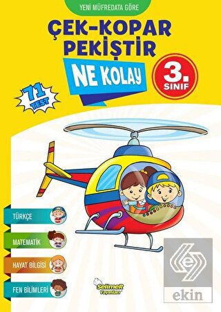 3. Sınıf Tüm Dersler Çek-Kopar-Pekiştir Ne Kolay