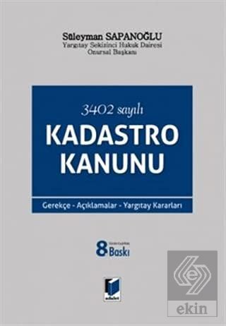 3402 Sayılı Kadastro Kanunu