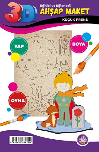 3D Ahşap Maket – Küçük Prens