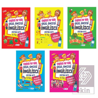 4-6 Yaş Okul Öncesi İngilizce Eğitim Seti - 5 Kita
