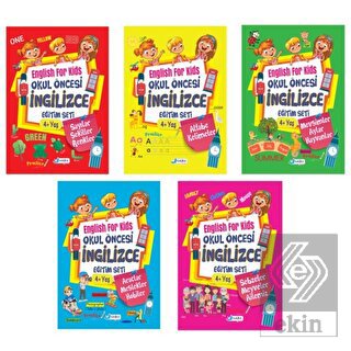 4-6 Yaş Okul Öncesi İngilizce Eğitim Seti - 5 Kita