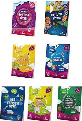 4-6 Yaş Okul Öncesi Seti (7 Kitap)