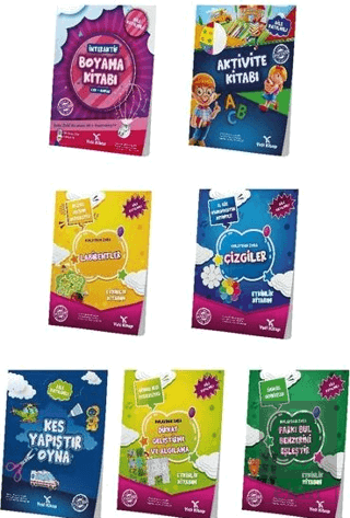 4-6 Yaş Okul Öncesi Seti (7 Kitap)