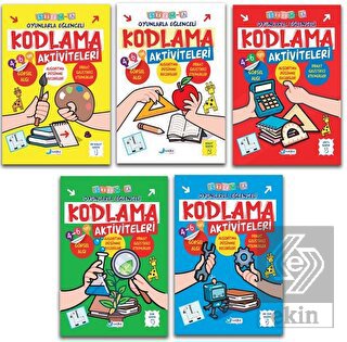 4-6 Yaş Oyunlarla Kodlama Etkinlikleri Seti - 5 Ki
