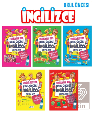 4 - 7 Yaş İngilizce Eğitim Seti 5 Kitap Kolektif Harika Çocuk Yayınlar