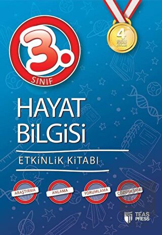 4 Aşamada Etkinlik Kitabı - 3. Sınıf Hayat Bilgisi