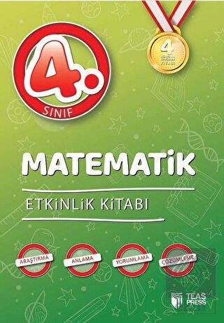 4 Aşamada Etkinlik Kitabı - 4. Sınıf Matematik Etk