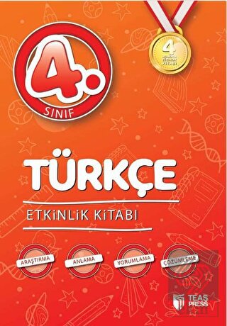 4 Aşamada Etkinlik Kitabı - 4. Sınıf Türkçe Etkinl