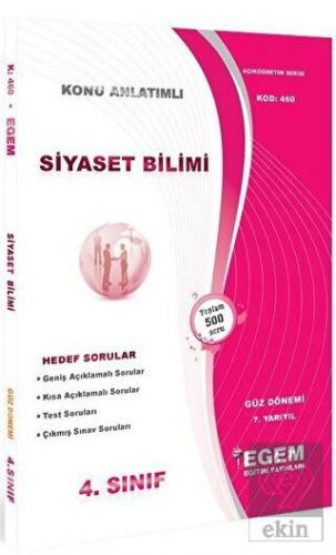 4. Sınıf 7. Yarıyıl Siyaset Bilimi Konu Anlatımlı