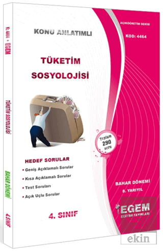 4. Sınıf 8. Yarıyıl Konu Anlatımlı Tüketim Sosyolo