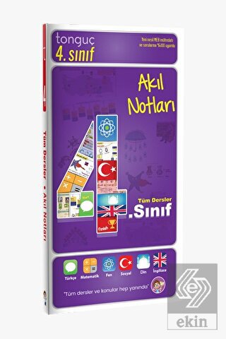 4. Sınıf Akıl Notları Tonguç Akademi