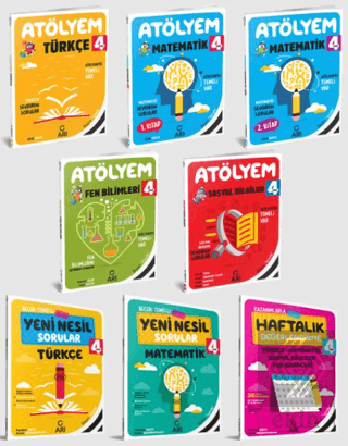 4. Sınıf Atölyem Set (8 Kitap)