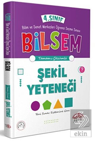 4. Sınıf Bilsem Hazırlık Şekil Yeteneği Tamamı Çöz