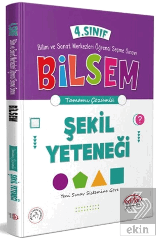4. Sınıf Bilsem Hazırlık Şekil Yeteneği Tamamı Çöz