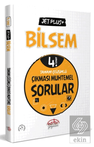 4. Sınıf Bilsem Jet Plus+ Tamamı Çözümlü Çıkması M