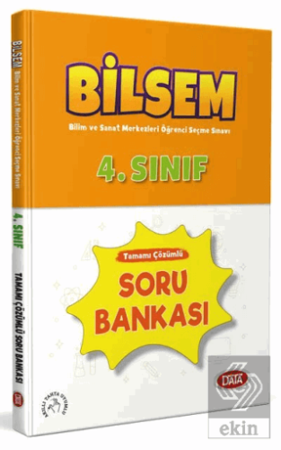 4. Sınıf Bilsem Tamamı Çözümlü Soru Bankası Data Y