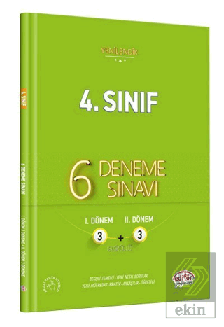 4. Sınıf Fasiküllü 6 Deneme Sınavı