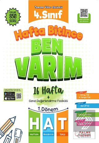 4. Sınıf Hafta Bitince Ben Varım (16 Hafta)