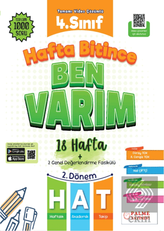 4. Sınıf Hafta Bitince Ben Varım (18 Hafta)