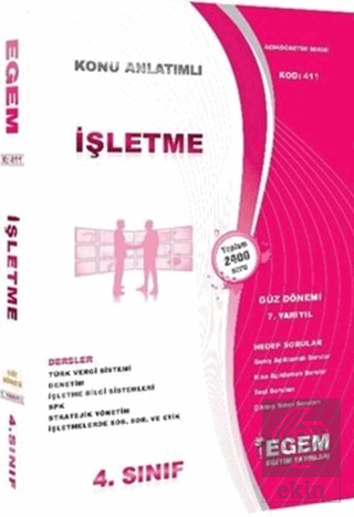 4. Sınıf İşletme Konu Anlatımlı Soru Bankası Güz D