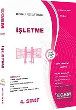 4. Sınıf İşletme Konu Anlatımlı Soru Bankası Güz D