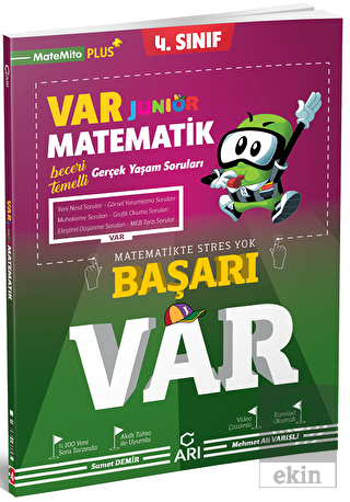 4. Sınıf Matematik VAR Junior Soru Bankası