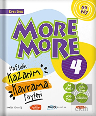 Kurmay ELT 4. Sınıf More & More Haftalık Kazanım Kavrama Föyleri