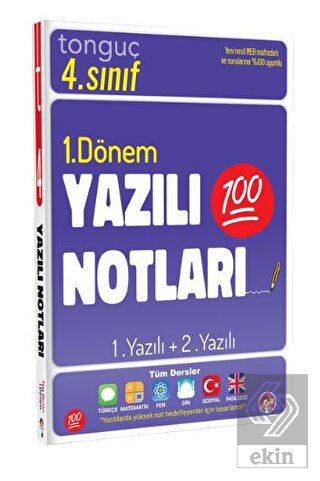 4. Sınıf Yazılı Notları 1. Dönem 1 Ve 2. Yazılı To