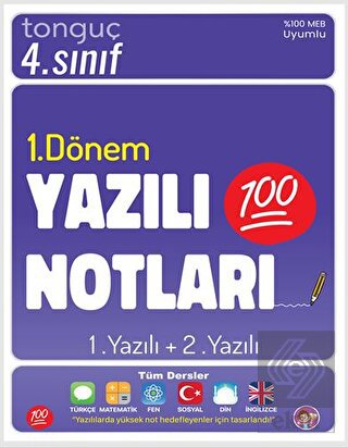 4. Sınıf Yazılı Notları 1. Dönem 1 ve 2. Yazılı