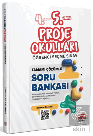 4. Sınıftan 5. Sınıfa Proje Okulları Öğrenci Seçme Sınavı Tamamı Çözüm