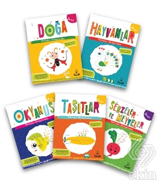 4 Yaş Noktaları Birleştirelim Serisi (5 Kitap Takı