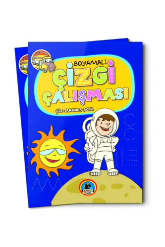 4E BOYAMALI ÇİZGİ ÇALIŞMASI-1 (KALIN) 128 SAYFA