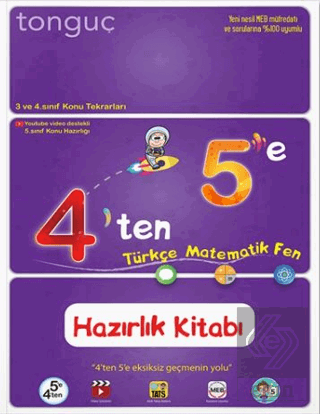 4'ten 5'e Hazırlık Kitabı Tonguç Akademi