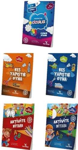 5-7 Yaş Okul Öncesi Aktivite Seti (5 Kitap)
