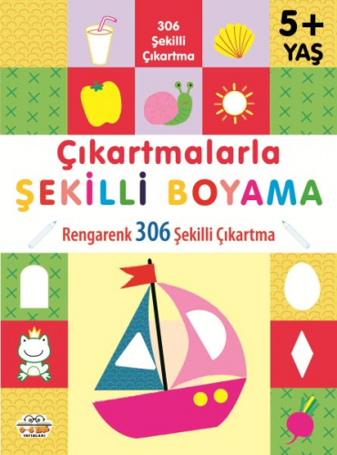 5+ Çıkartmalarla Şekilli Boyama