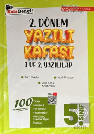 5. Sınıf 2. Dönem Yazılı Kafası