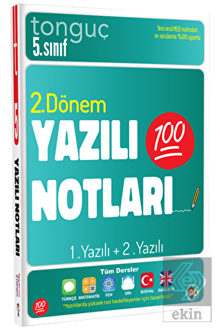 5. Sınıf 2. Dönem Yazılı Notları