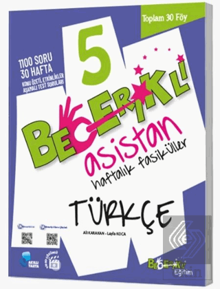5. Sınıf Becerikli Asistan Türkçe Haftalık Fasiküller