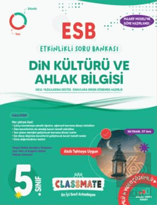 5. Sınıf Classmate Din Kültürü ve Ahlak Bilgisi Etkinlikli Soru Bankas